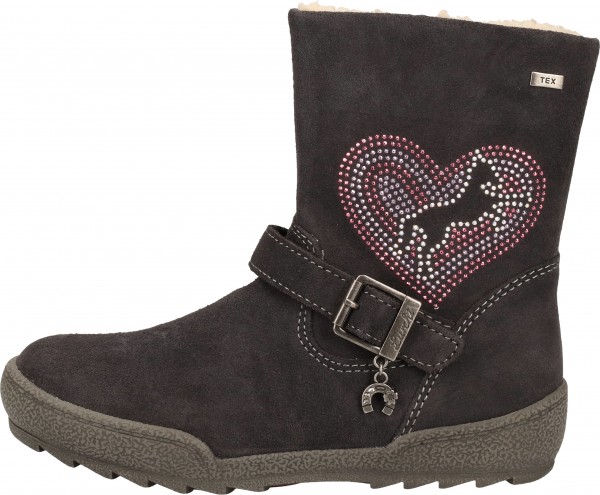 Lurchi Stiefel Veloursleder Grau