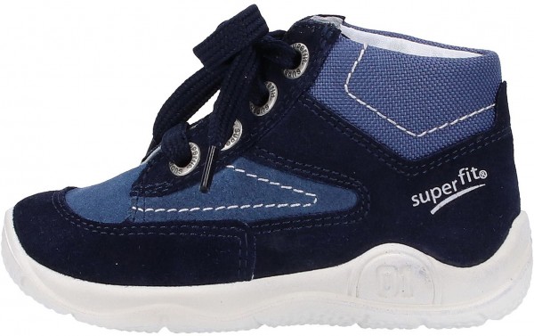 Superfit Halbschuhe Veloursleder/Textil Blau