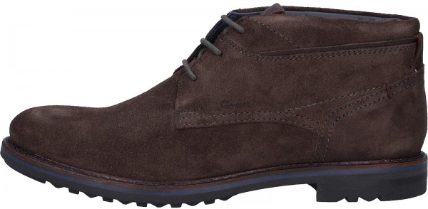 Sioux Halbschuhe Veloursleder Dunkelbraun