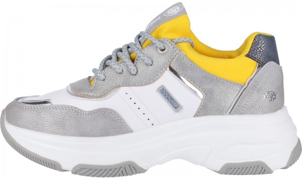 Dockers Sneaker Lederimitat Silber