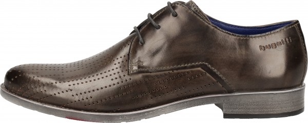 Bugatti Businessschuhe Leder Dunkelgrau
