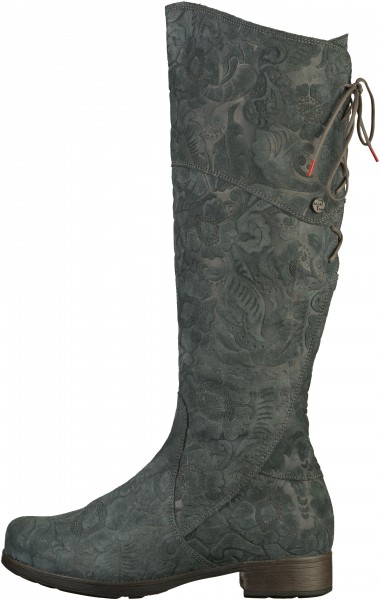 Think! Stiefel Leder Anthrazit