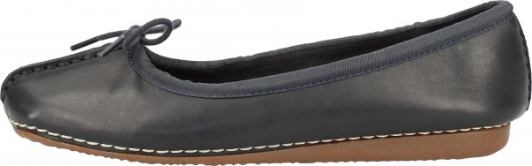 Clarks Ballerinas Leder Navy
