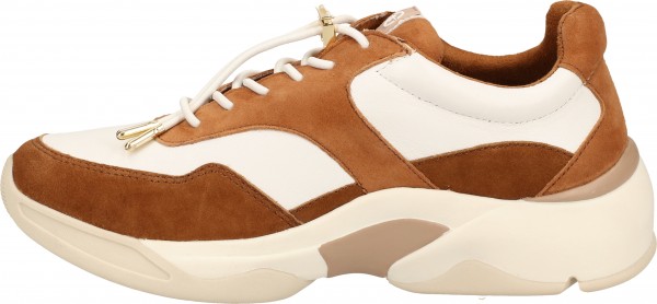 Tamaris Sneaker Leder Weiß/Braun