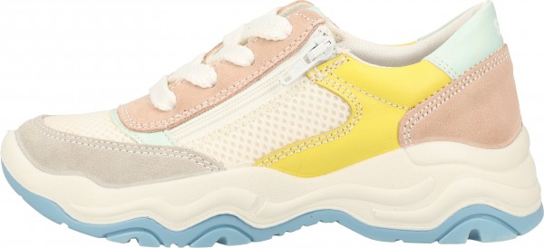 Bama Teens Sneaker Leder Weiß/Rosa