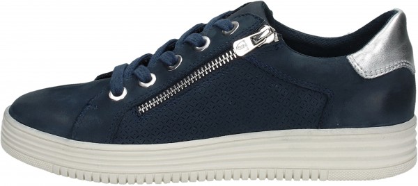 Venturini Milano Sneaker Nubukleder Dunkelblau