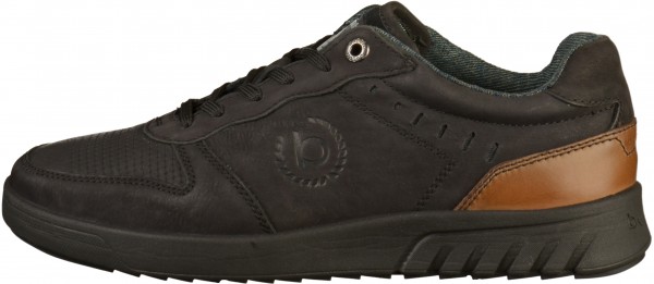 Bugatti Sneaker Leder Schwarz