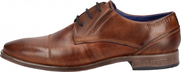 Bugatti Businessschuhe Nubukleder Braun