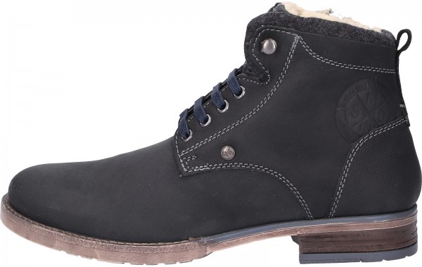 Salamander Stiefelette Leder Schwarz Warmfutter