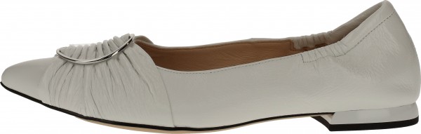 Högl Ballerinas Leder Weiß Lack