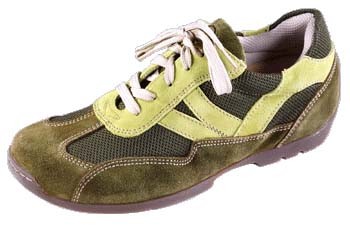 FOOTPRINTS Darlington Halbschuhe Veloursleder/Textil Khaki/Gruen