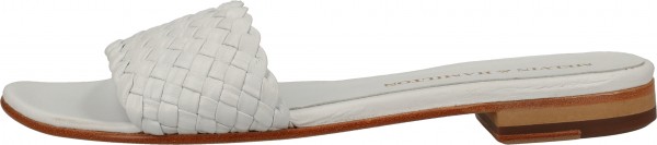 Melvin&Hamilton Pantoletten Leder Weiß