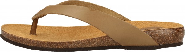 Scholl Zehensteg Leder Khaki