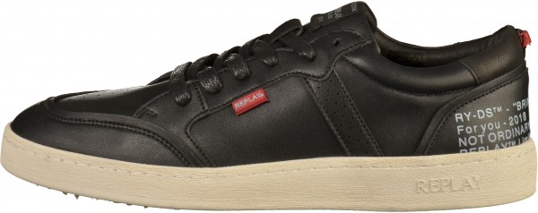 Replay Sneaker Leder Schwarz