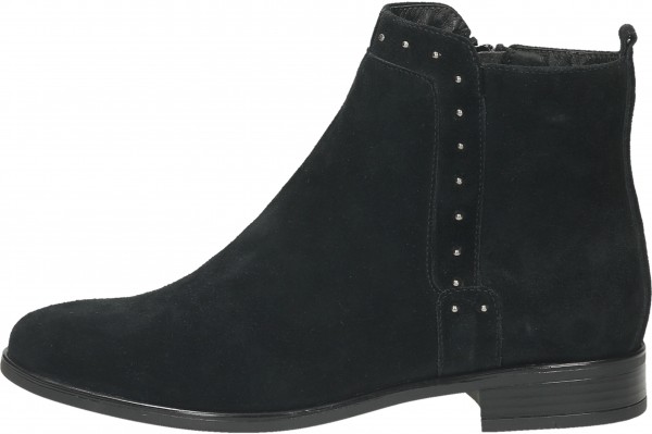 Venturini Milano Stiefelette Veloursleder Schwarz