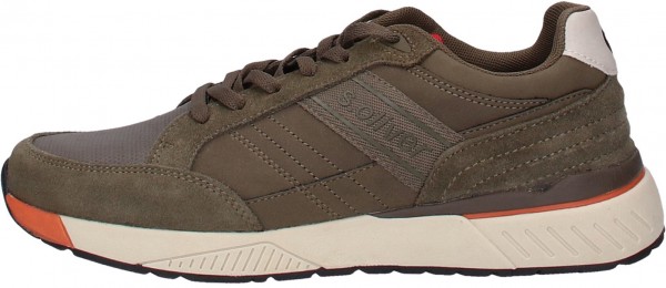 s.Oliver Sneaker Leder Khaki