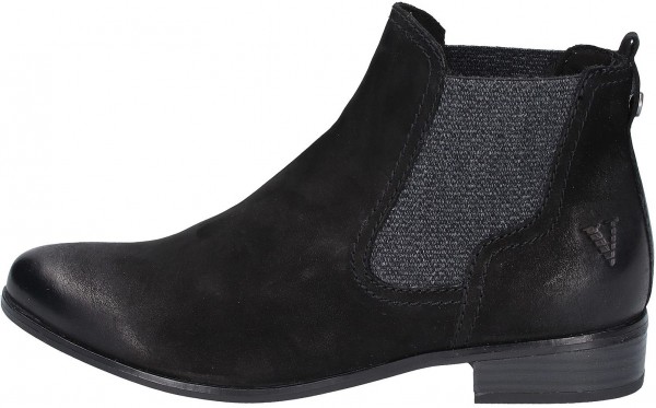 Venturini Milano Stiefelette Leder Schwarz