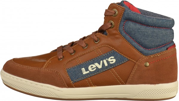 Levis Sneaker Lederimitat/Textil Cognac