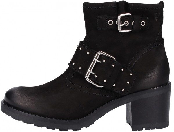 Venturini Milano Stiefelette Leder Schwarz
