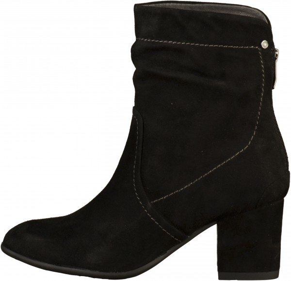 Be Natural Stiefelette Leder Schwarz