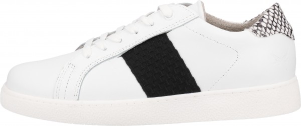 Sansibar Sneaker Leder Weiß kombi