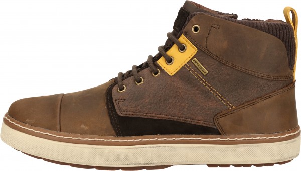 Geox Sneaker Leder/Synthetik Braun