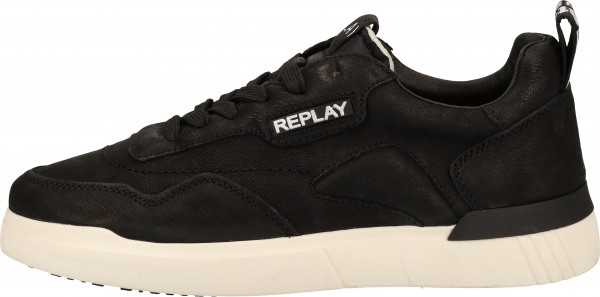 Replay Sneaker Leder/Textil Schwarz