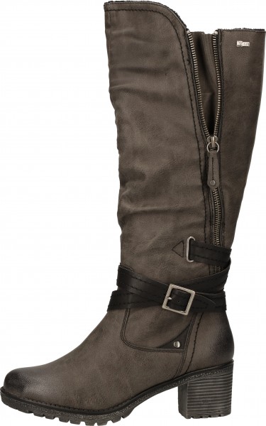 Relife Stiefel Lederimitat Grau