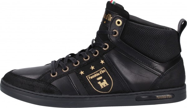 Pantofola d Oro Sneaker Leder Schwarz