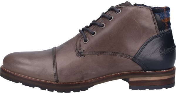 Bullboxer Stiefelette Leder Grau