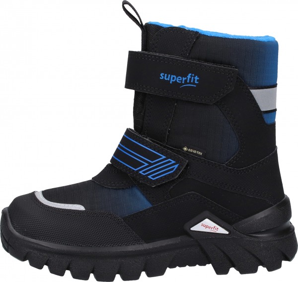 Superfit Stiefel Synthetik/Textil Schwarz/Blau
