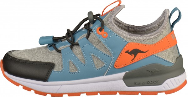 KangaROOS Sneaker Textil Grau/Blau