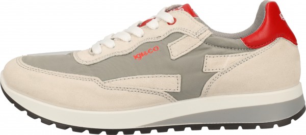 IGI&CO Sneaker Veloursleder/Textil Weiß