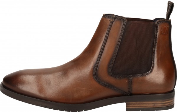 s.Oliver Stiefelette Leder Braun