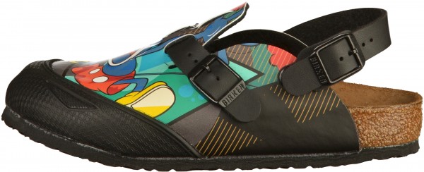 Birkenstock Kay Kids Clogs Birko-Flor Pop Mickey Black