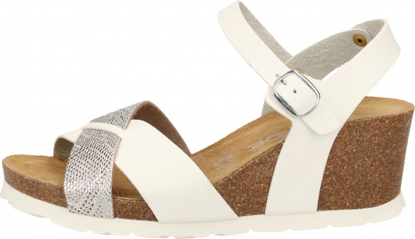 Rohde Sandalen Lederimitat Offwhite