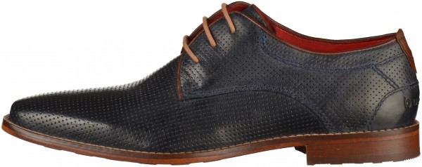 Bugatti Businessschuhe Glattleder Dunkelblau
