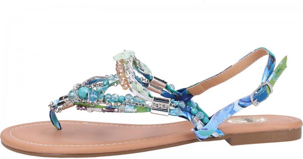 Buffalo Sandalen Textil Blau