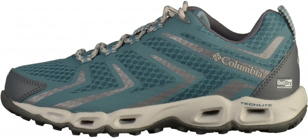Columbia Wanderschuhe Lederimitat/Textil Blau