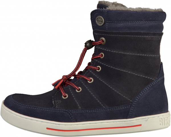 Birkenstock Currow Stiefelette Veloursleder Dunkelblau