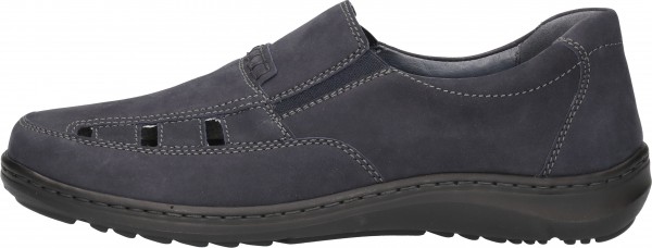 Waldläufer Slipper Veloursleder Marine