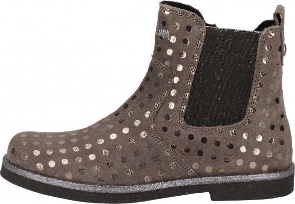 s.Oliver Stiefelette Leder Grau