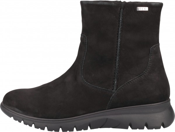 Caprice Stiefelette Nubukleder Schwarz