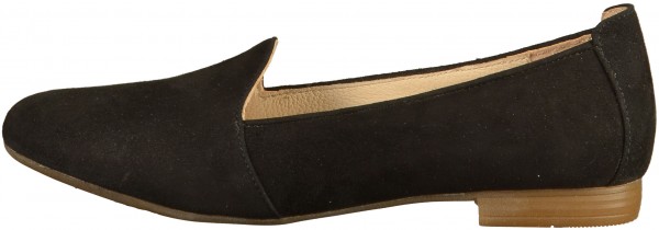 ILC Slipper Veloursleder Schwarz