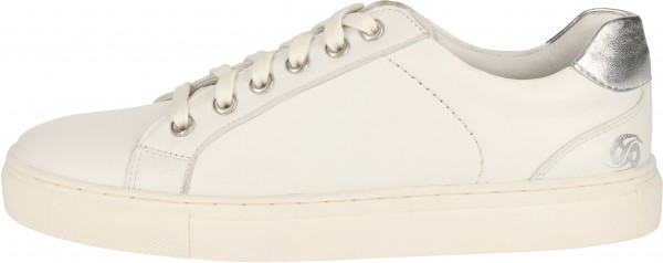 Dockers Sneaker Nappaleder Weiß/Silber