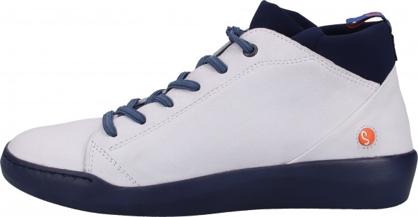 softinos Sneaker Leather fabric white