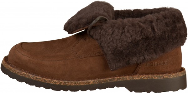 Birkenstock Bakki Stiefelette Veloursleder Dunkelbraun