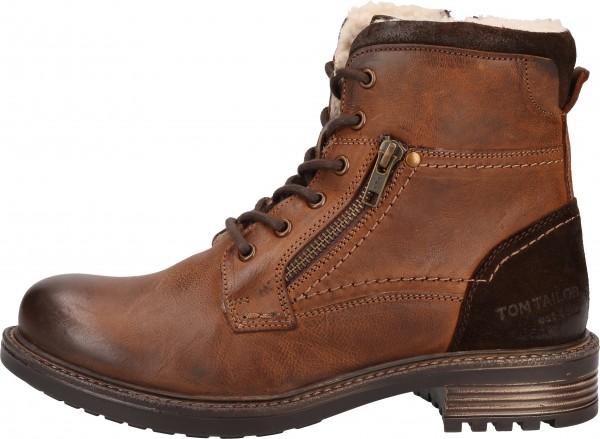 Tom Tailor Stiefelette Leder Camel