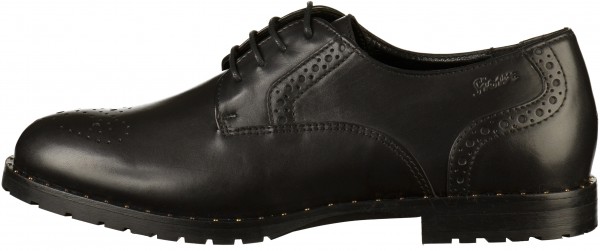 Sioux Halbschuhe Glattleder Schwarz