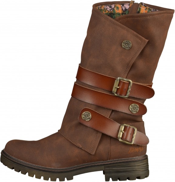 Blowfish Stiefel Lederimitat Dunkelbraun